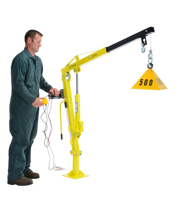Vestil WTJ-2-DC steel dc powered winch truck jib crane - view 4