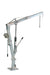 Vestil WTJ-2-G galvanized steel winch truck jib crane - view 4
