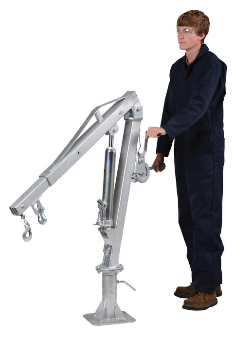 Vestil WTJ-2-G galvanized steel winch truck jib crane - view 8