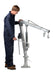 Vestil WTJ-2-G galvanized steel winch truck jib crane - view 9