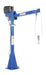 Vestil WTJ-20-3-AC Steel AC Powered Jib Crane 3-5 ft. Boom 2,000 lb. Capacity Blue