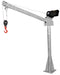 Vestil WTJ-20-3-DC-GAL Galvanized Steel DC Powered Jib Crane 3-5 ft. Boom 2,000 lb. Capacity Gray