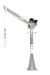Vestil WTJ-20-4-DC-GAL galvanized steel dc powered jib crane - view 2