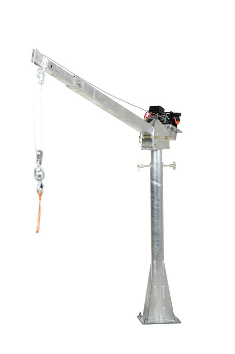 Vestil WTJ-20-4-DC-GAL galvanized steel dc powered jib crane - view 3