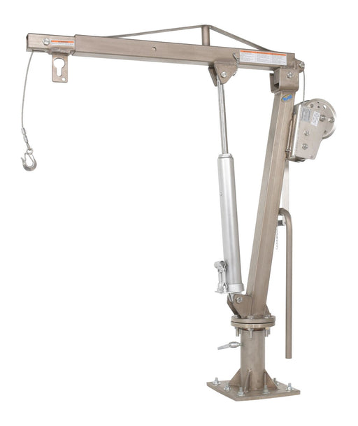 Vestil WTJ-4-SS stainless steel winch truck jib crane - view 2