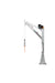 Vestil WTJ-E-15-3-DC-GAL galvanized steel dc powered jib crane - view 2