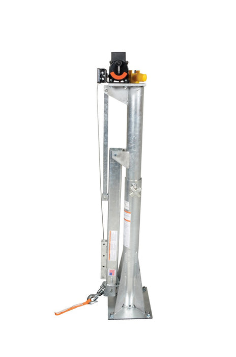 Vestil WTJ-E-15-3-DC-GAL galvanized steel dc powered jib crane - view 4