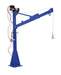 Vestil WTJ-E-15-3-DC Steel DC Powered Jib Crane 3-1/2 to 5-1/2 ft. Boom 1,500 lb. Capacity Blue