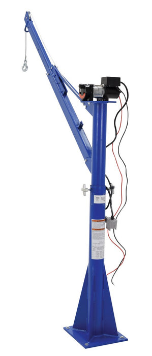 Vestil WTJ-E-15-3-DC steel dc powered jib crane - view 4