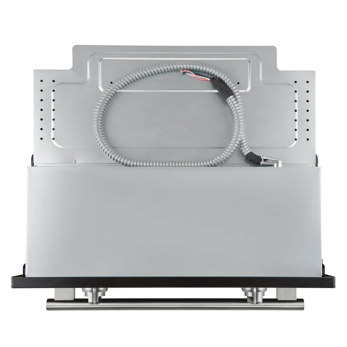 Forno Vomero 30-Inch Wall Oven with 5 cu.ft Total Capacity in Black with Stainless Steel Handle (FBOEL1370-30BLK)