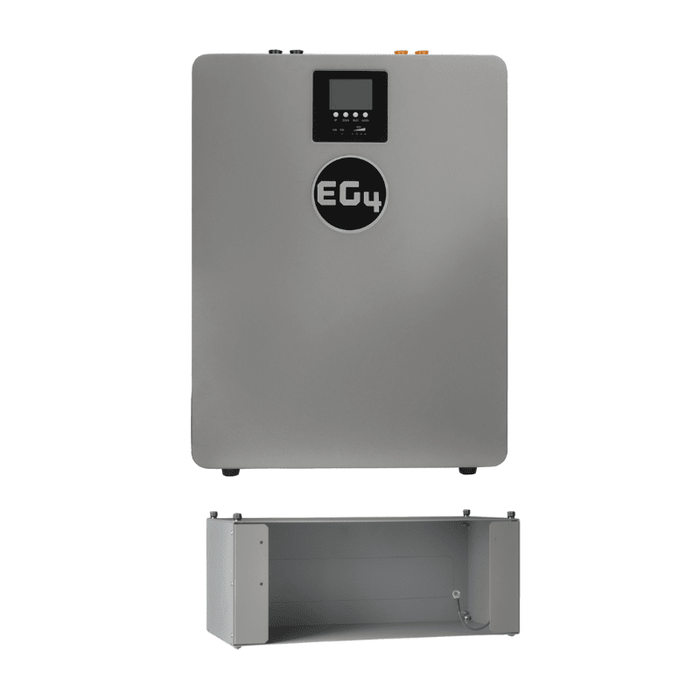 Green Vista Living EG4 100Ah Lithium Battery - WallMount [Indoor] | 48V 5.12kWh LiFePO4... Power Station - Installation View
