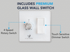 Wall switch for Victory Sunset white ceiling range hood