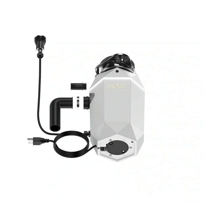 Forno Acqua BrightDiamond Moonstone 1HP Super Quiet Garbage Disposal Corded with Motion... Kitchen Appliance - Dimensions