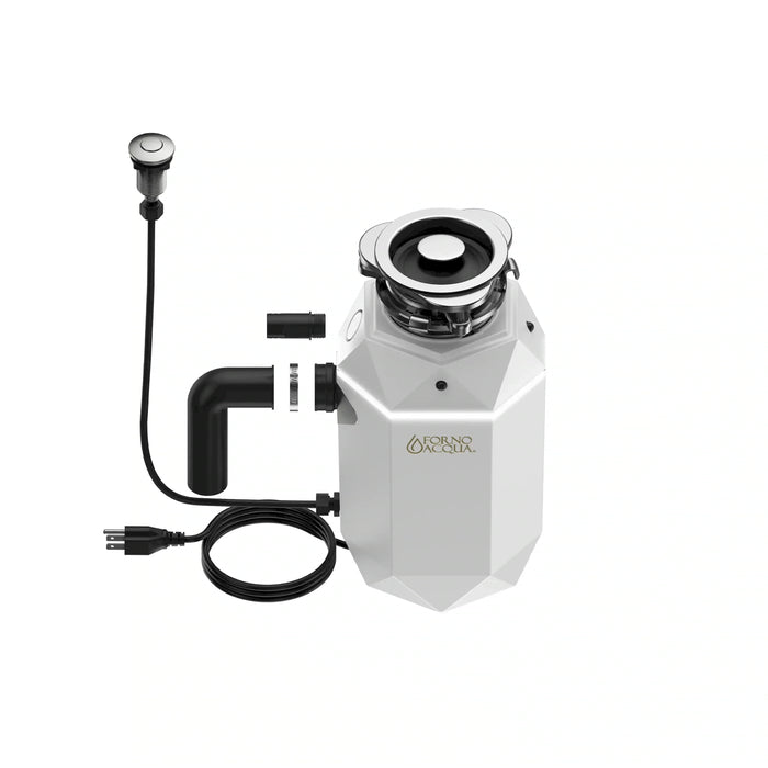Forno Acqua BrightDiamond Moonstone 1HP Super Quiet Garbage Disposal Corded with... Kitchen Appliance - Lifestyle View