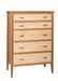 Barkman Furniture Waterford 5- Drawer Upright Chest Living Room Furniture