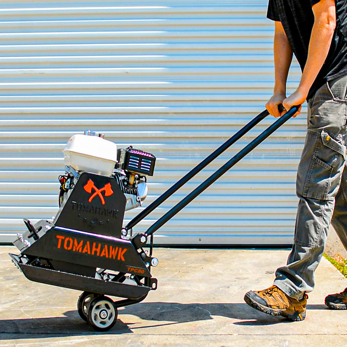 Tomahawk Power Wheels for TPC80 and TPC80H Plate Compactor - Close-Up