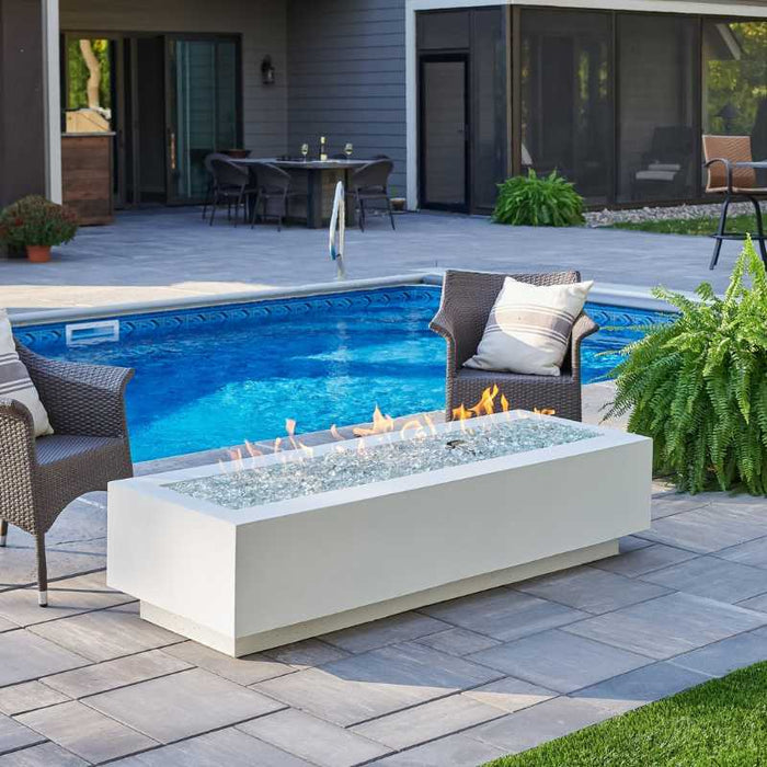 The Outdoor Greatroom Cove Linear Gas Fire Pit Table