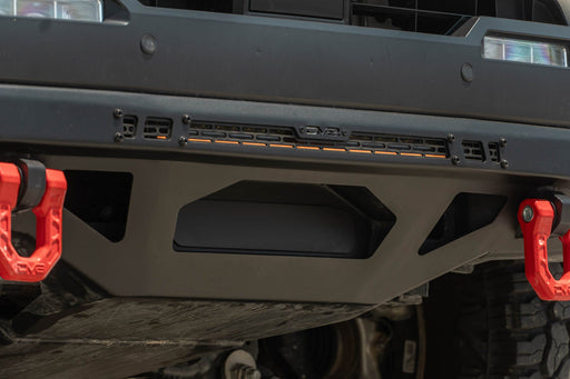 DV8 Offroad Winch Fairlead Cover Plate – installed on vehicle, image 2 of 11