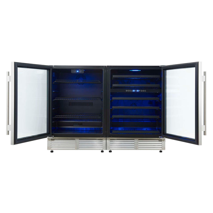 Forno FWCDR6699 Side By Side Beverage/Wine cooler - view 3