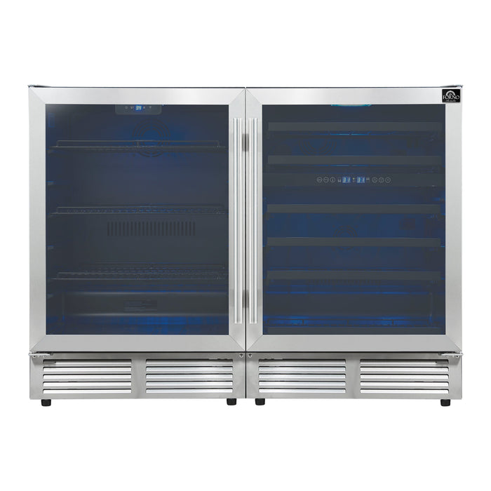 Forno FWCDR6699 Side By Side Beverage/Wine cooler - view 1