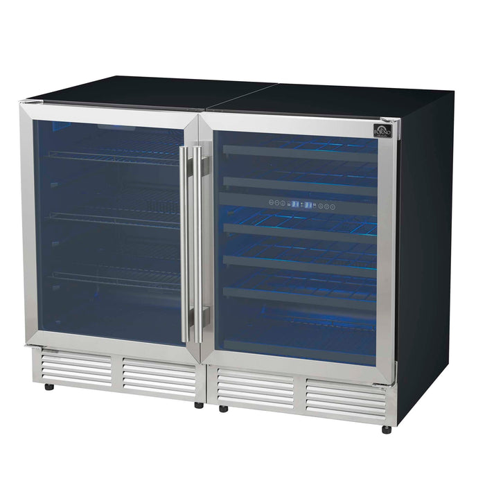 Forno FWCDR6699 Side By Side Beverage/Wine cooler - view 4