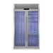 Forno Abruzzo 48-inch wine cooler in stainless steel front view