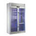 Forno Abruzzo 48-inch wine cooler in stainless steel left angled view
