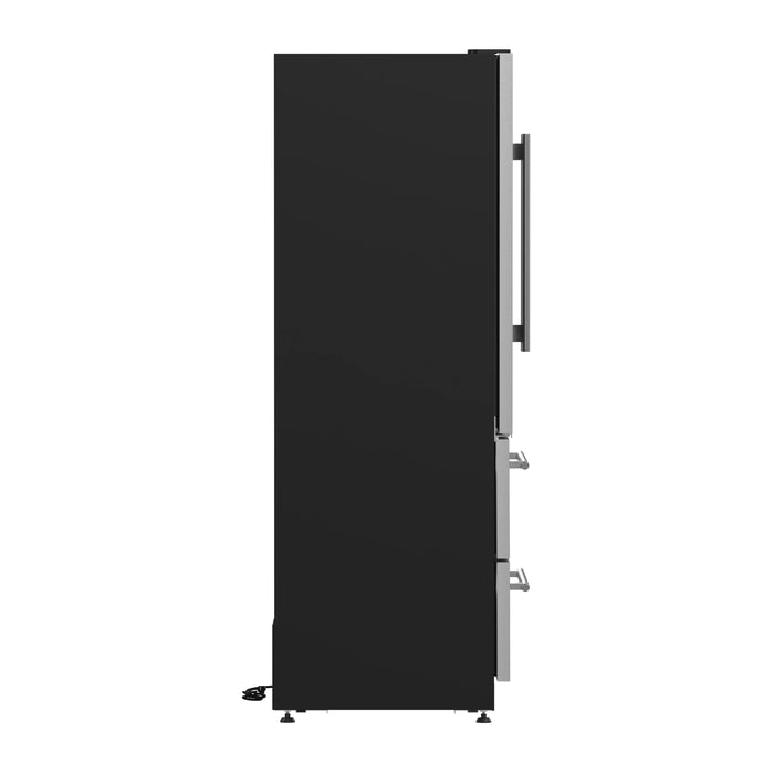 Forno Campania 32-Inch 17.7 cu.ft. Wine Cooler and Beverage Refrigerator Drawer in Stainless Steel (FWCDR6635-32S)