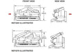 Napoleon 24" Woodland Electric Fireplace Log Set - NEFI24H - Close-Up