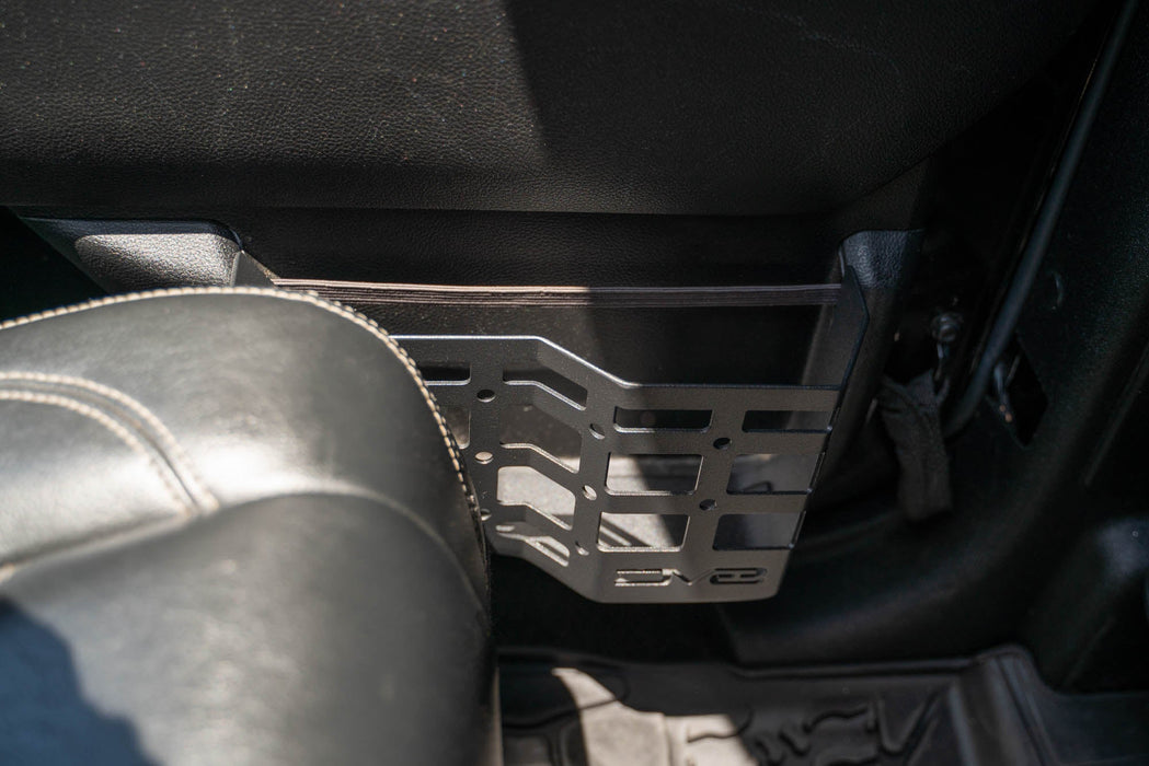 DV8 Offroad 2011-2018 Jeep Wrangler JK Rear Door Pocket Molle Panels – installed on vehicle, image 3 of 12