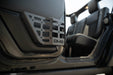 DV8 Offroad 2011-2018 Jeep Wrangler JK Rear Door Pocket Molle Panels – installed on vehicle, image 7 of 12
