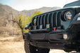 DV8 Offroad 2018-2026 Jeep Wrangler JL Push Bar for Mopar Rubicon Steel Bumper – installed on vehicle, image 10 of 13