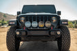 DV8 Offroad 2018-2026 Jeep Wrangler JL Push Bar for Mopar Rubicon Steel Bumper – installed on vehicle, image 6 of 13