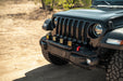 DV8 Offroad 2018-2026 Jeep Wrangler JL Push Bar for Mopar Rubicon Steel Bumper – installed on vehicle, image 3 of 13