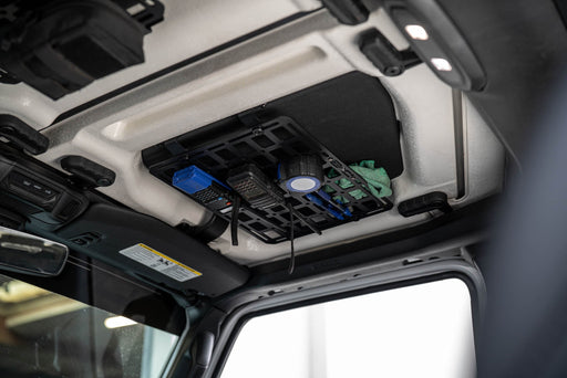 DV8 Offroad 2018-2026 Jeep Wrangler JL Roof Mount for 15” x 12” Molle Panel – installed on vehicle, image 2 of 12