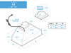 Victory X2 36 inch range hood insert dimensions diagram