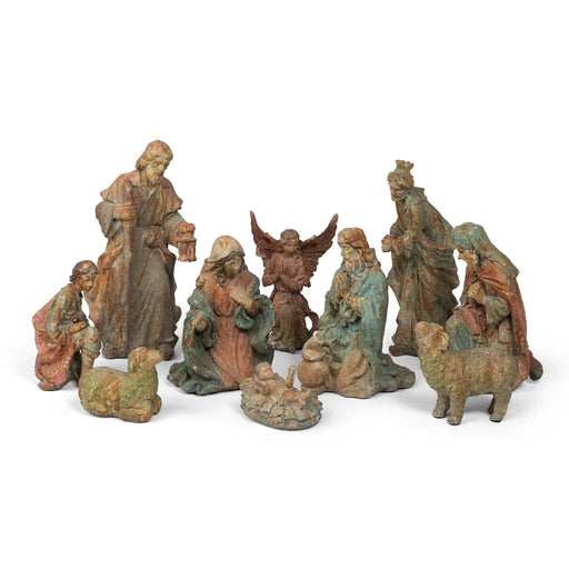 Park Hill Collection Painted Resin Nativity Figures, 17", Set of 10 (view 2)
