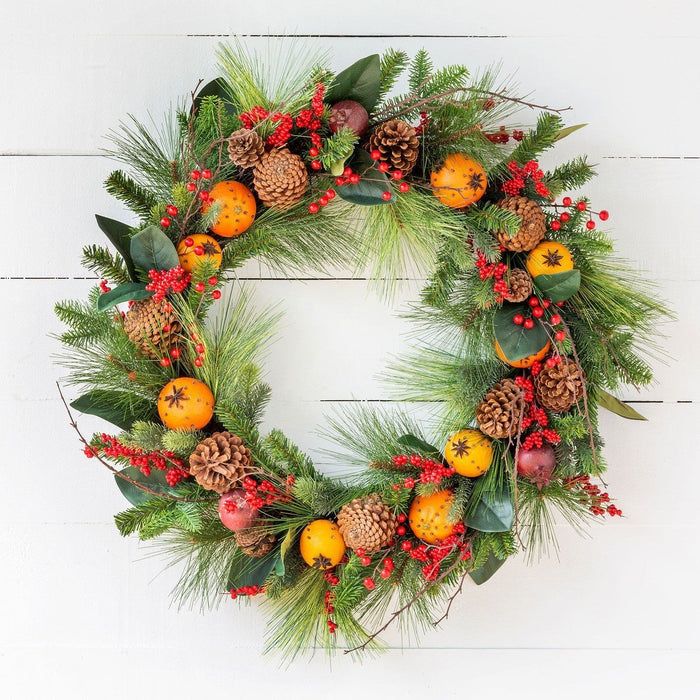 Park Hill Collection Tree Lot Cloved Fruit And Pine Wreath XBW00312 Park Hill Collection