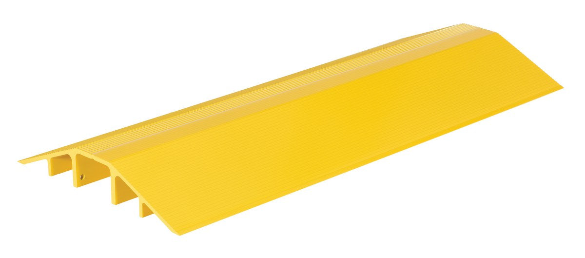 Vestil XHCR-48-Y Aluminum Extruded Hose/Cable Crossover 48 in. Length Yellow