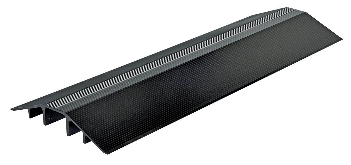 Vestil XHCR-72-BK Aluminum Extruded Hose/Cable Crossover 72 in. Length Black