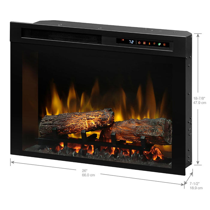 Dimplex Nova 26-In Multi-Fire XHD Electric Fireplace Insert Dimplex