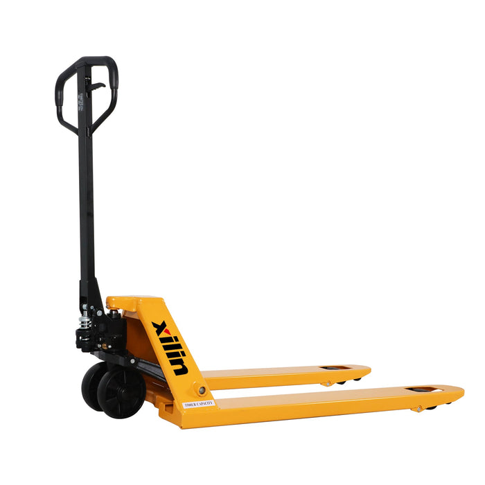 Xilin BF-III-1NY manual pallet jack side angle view