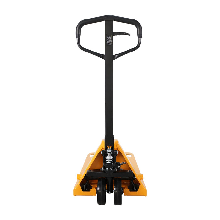 Xilin BF-III-2NY manual pallet jack side angle view
