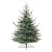 Park Hill Blue Spruce Half Christmas Tree, 7.5' XPQ20290 - front view