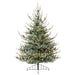 Park Hill Blue Spruce Half Christmas Tree, 7.5' XPQ20290 - angle view