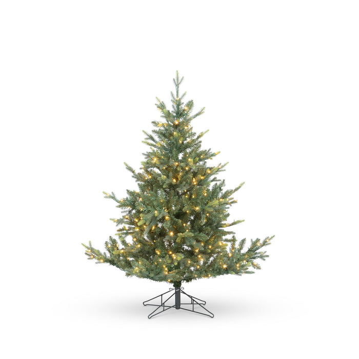 Park Hill Collection Montana Spruce Tree, Multi-Function with Soft Twinkle – 4.5 ft