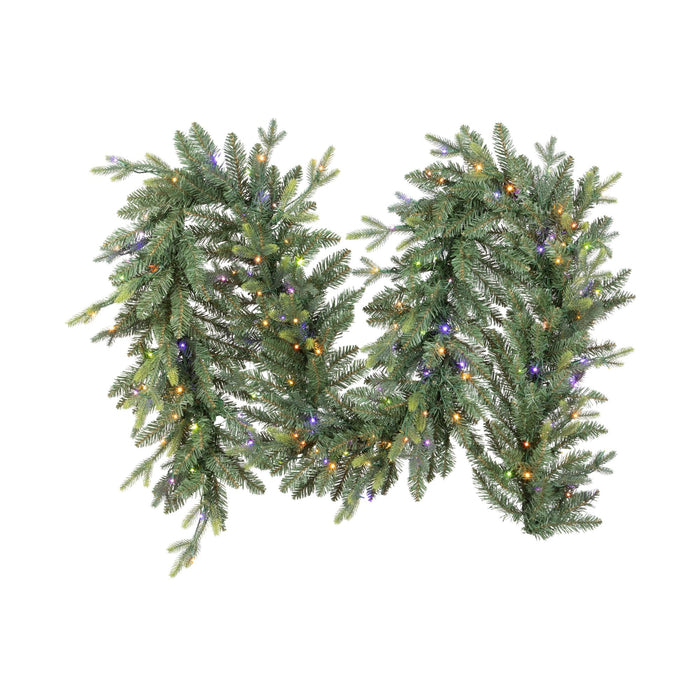 Park Hill Collection Montana Spruce Garland, Multi-Function with Soft Twinkle, 108" (view 3)
