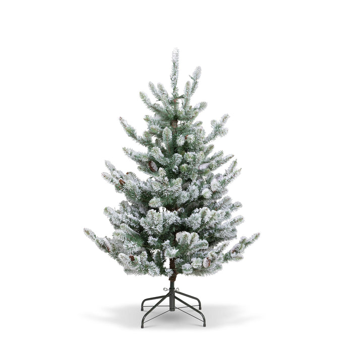 Park Hill Collection Flocked Blue Spruce Tree, 4.5' (view 2)