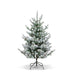 Park Hill Collection Flocked Blue Spruce Tree, 4.5' (view 2)