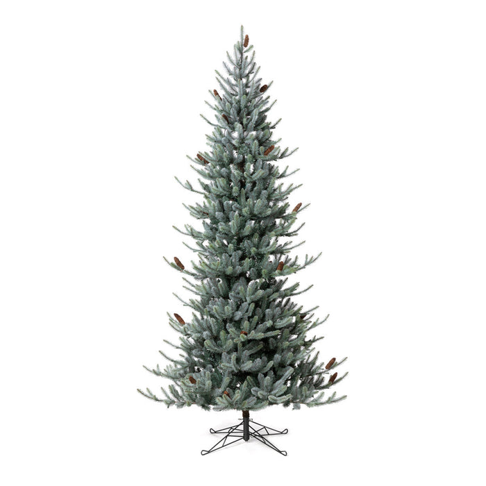 Park Hill Collection Tree Lot 9' Park Hill Slim Line Blue Spruce LED Lights XPQ82166 Park Hill Collection